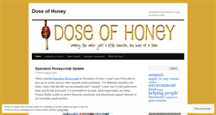 Desktop Screenshot of doseofhoney.wordpress.com