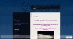Desktop Screenshot of musingsofmyheel.wordpress.com