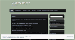 Desktop Screenshot of nikkimarriott.wordpress.com