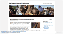 Desktop Screenshot of globalrefugeeshealth.wordpress.com