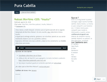 Tablet Screenshot of cabillamusical.wordpress.com