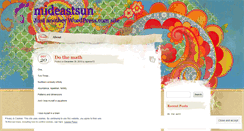 Desktop Screenshot of mideastsun.wordpress.com