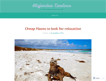 Tablet Screenshot of alecardozo.wordpress.com