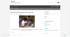 Desktop Screenshot of katapel.wordpress.com