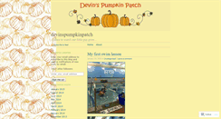 Desktop Screenshot of devinspumpkinpatch.wordpress.com