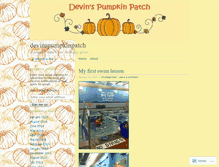 Tablet Screenshot of devinspumpkinpatch.wordpress.com