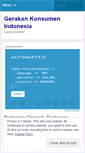 Mobile Screenshot of konsumenbergerak.wordpress.com