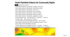 Desktop Screenshot of communityrights.wordpress.com