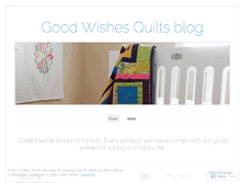 Tablet Screenshot of goodwishesquilts.wordpress.com