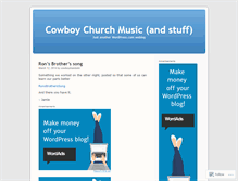 Tablet Screenshot of cowboymandolin.wordpress.com