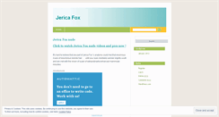 Desktop Screenshot of jericafox.wordpress.com