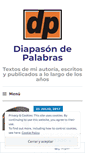 Mobile Screenshot of diapasondepalabras.wordpress.com