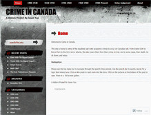 Tablet Screenshot of crimeincanada.wordpress.com