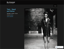 Tablet Screenshot of beamazed.wordpress.com