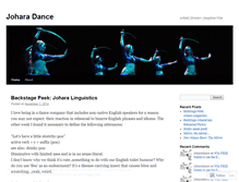 Tablet Screenshot of joharadance.wordpress.com