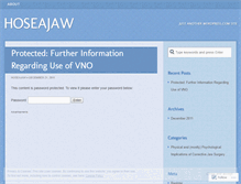 Tablet Screenshot of hoseajaw.wordpress.com