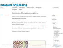 Tablet Screenshot of mascolorartdesing.wordpress.com