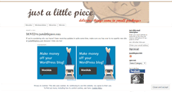 Desktop Screenshot of justalittlepiece.wordpress.com