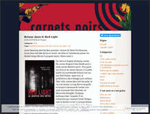 Tablet Screenshot of carnetsnoirs.wordpress.com