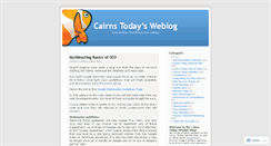 Desktop Screenshot of cairnstoday.wordpress.com