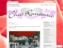 Tablet Screenshot of chicromantic.wordpress.com