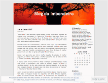 Tablet Screenshot of imbondeiro.wordpress.com