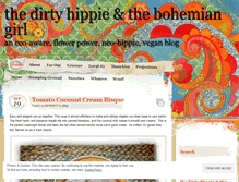 Tablet Screenshot of dirtyhippiebohemiangirl.wordpress.com