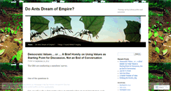 Desktop Screenshot of doantsdreamofempire.wordpress.com