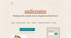 Desktop Screenshot of andicreates.wordpress.com