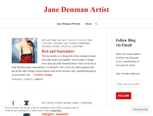 Tablet Screenshot of janedenman.wordpress.com