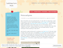 Tablet Screenshot of ladybugsluvpurls.wordpress.com