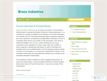 Tablet Screenshot of brassindustries.wordpress.com