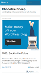 Mobile Screenshot of chocolatesheep.wordpress.com