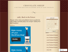 Tablet Screenshot of chocolatesheep.wordpress.com