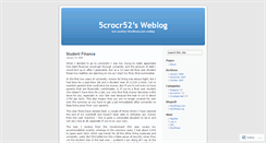 Desktop Screenshot of 5crocr52.wordpress.com