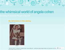 Tablet Screenshot of angelacohen.wordpress.com