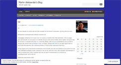 Desktop Screenshot of martinalvaer.wordpress.com