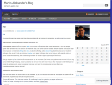 Tablet Screenshot of martinalvaer.wordpress.com