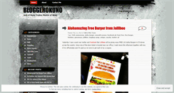 Desktop Screenshot of bloggerokuno.wordpress.com