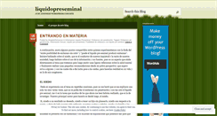 Desktop Screenshot of liquidopreseminal.wordpress.com
