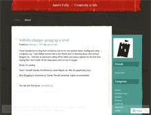Tablet Screenshot of janesfolly.wordpress.com