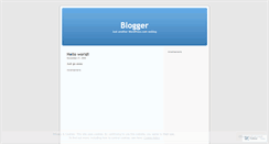 Desktop Screenshot of blogspot.wordpress.com
