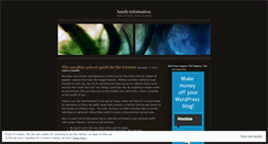 Desktop Screenshot of handyinformation.wordpress.com