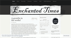 Desktop Screenshot of enchantedtimes.wordpress.com