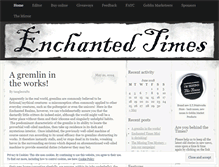 Tablet Screenshot of enchantedtimes.wordpress.com