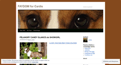 Desktop Screenshot of faydomcardis.wordpress.com