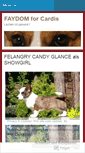 Mobile Screenshot of faydomcardis.wordpress.com