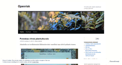 Desktop Screenshot of openrisk.wordpress.com