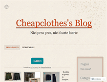 Tablet Screenshot of cheapclothes4sale.wordpress.com
