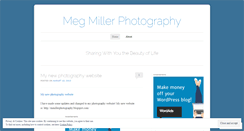 Desktop Screenshot of megmillerphotography.wordpress.com